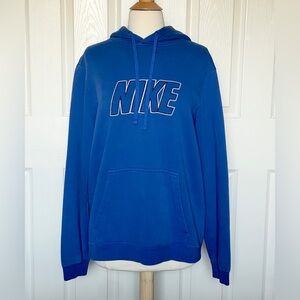 Nike Men's Royal Blue Hoodie, Size M